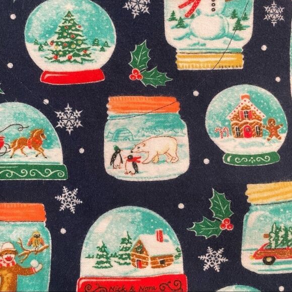 𝅺NICK & NORA  Sz Medium TOP Sock Monkey Snow Globes - Picture 3 of 5